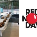 red nose day bake sale