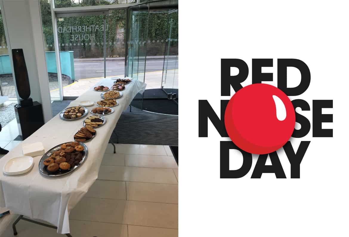 red nose day bake sale