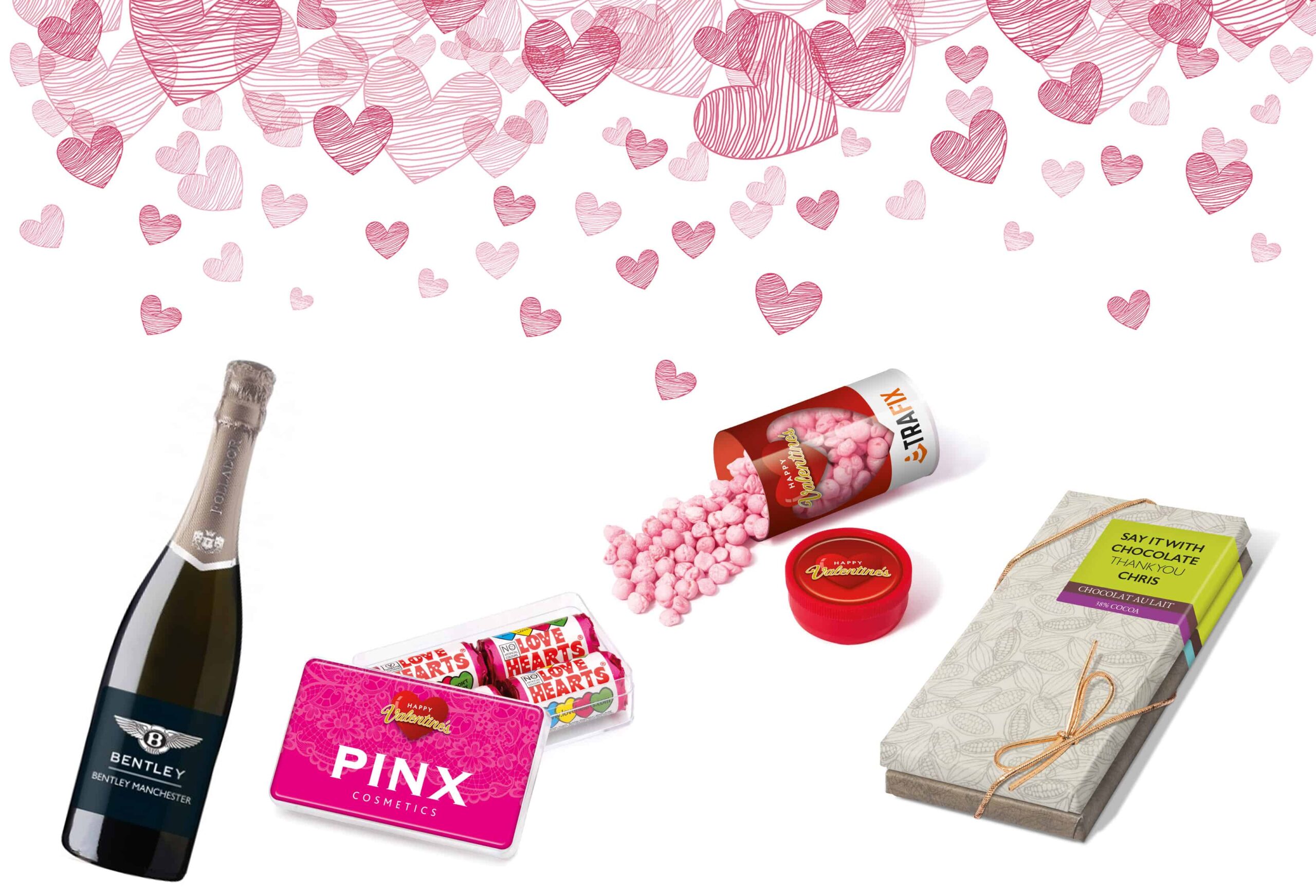 Promotional merchandise ideas for Valentines