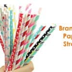 branded paper straws