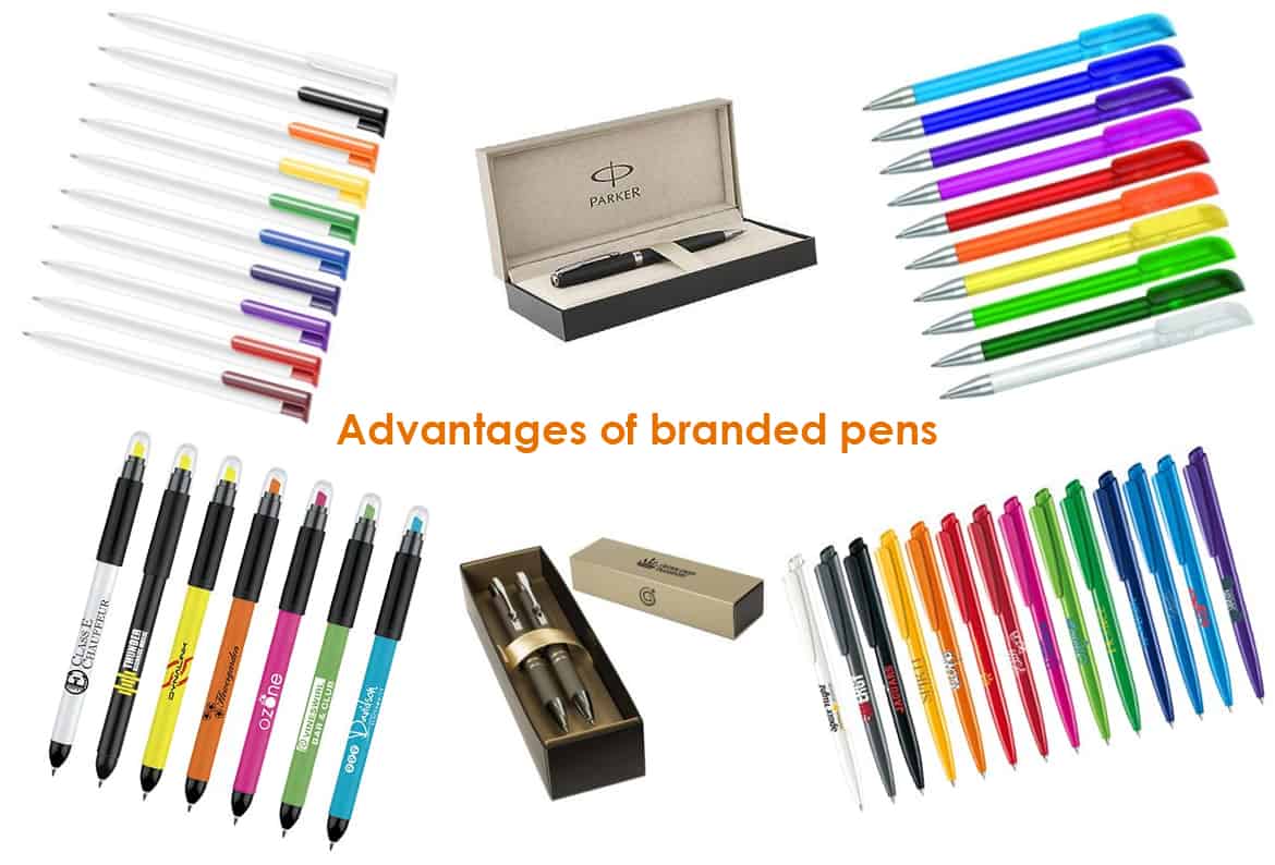 branded pens