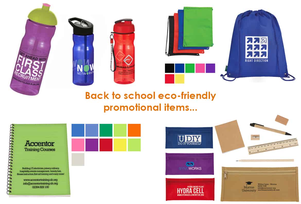 school eco-friendly promotional items