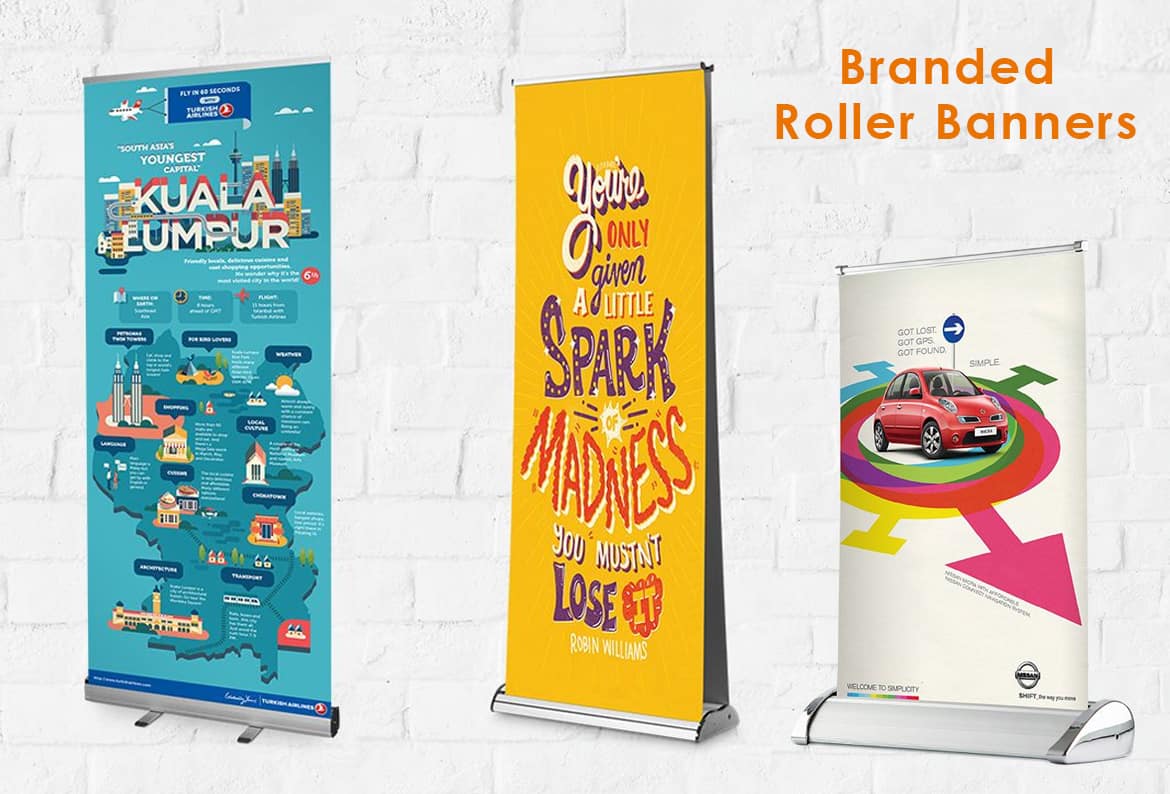 branded roller banners