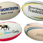 branded mini rugby balls