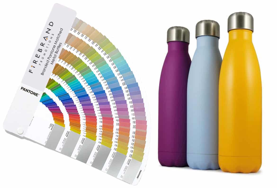 branded pantone matched metal bottles