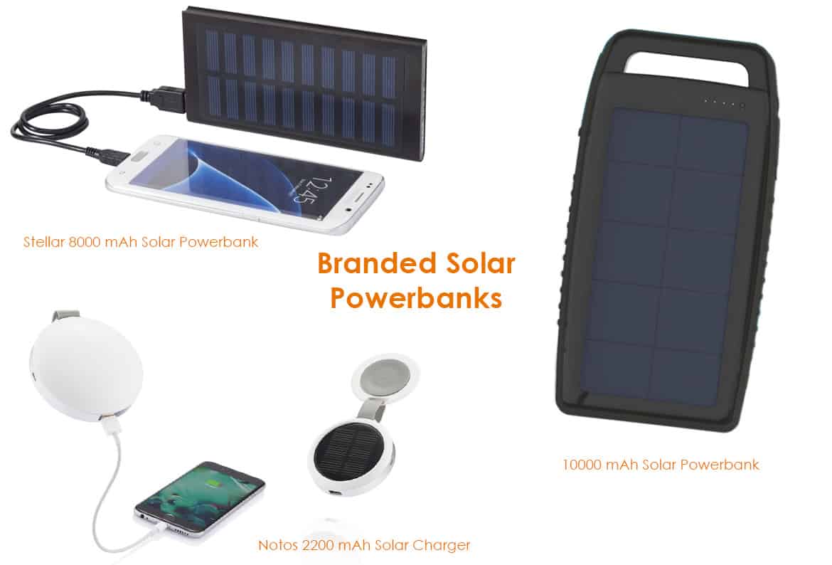 branded solar powerbanks