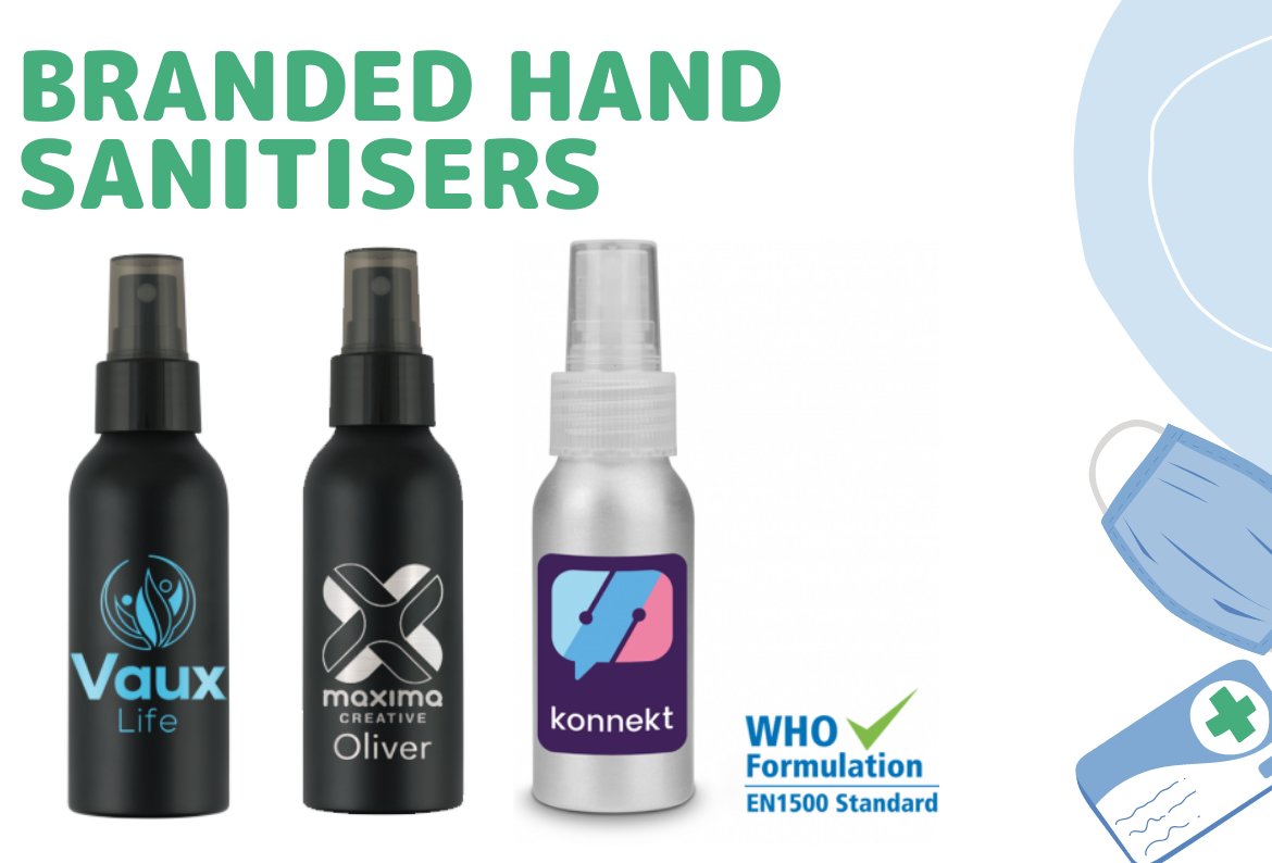 branded hand sanitisers