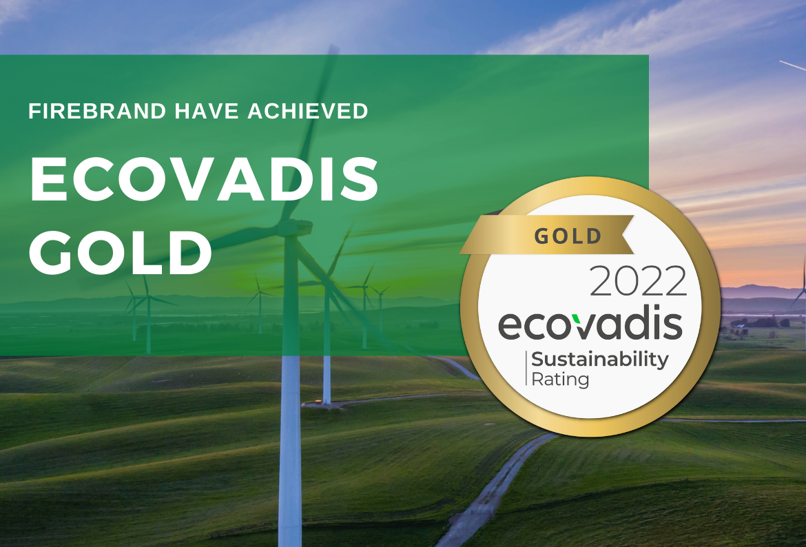 Firebrand have achieved EcoVadis gold