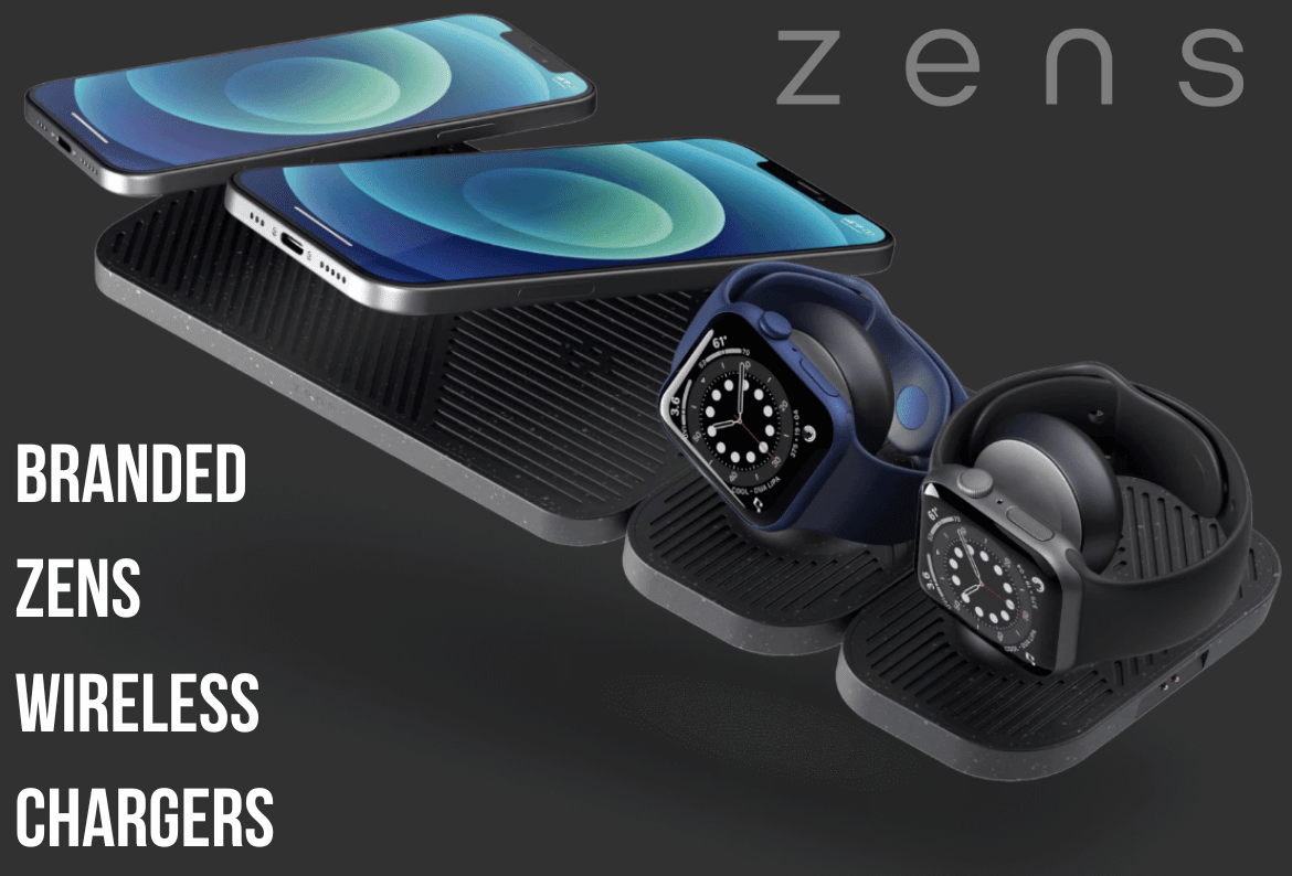 branded zens wireless chargers