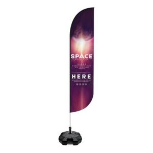 3.0m Fibreglass Bold Flag and Pole Kit, Single Sided