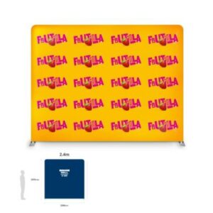 Soft Touch Straight Fabric Display - 2.4m (w)