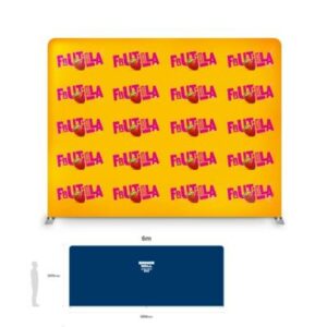 Soft Touch Straight Fabric Display - 6m (w)