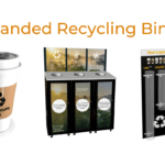 branded recycling bins