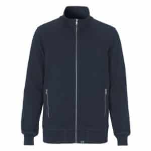 Cottover Organic Fairtrade Cotton & RPET Full Zip Sweatshirt Collar Men's