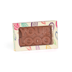 Eco Window Box - 3D Bespoke Milk Chocolate Bar