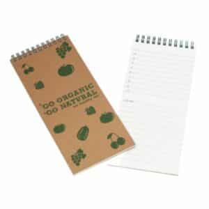 Enviro-Smart - Natural Card Cover Wiro-Bound List Pad