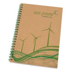 Enviro-Smart - A4 Natural Cover Wiro-Bound Pad