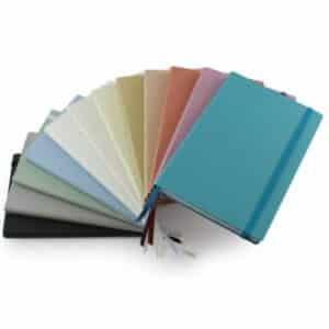 Cafeco Recycled A5 Casebound Notebook with Elastic Strap