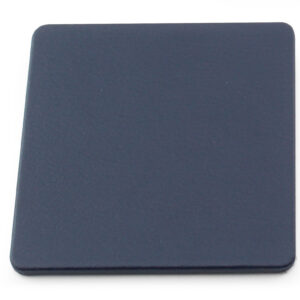Recycled ELeather Square Stitched Coaster