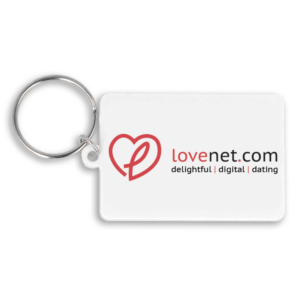 55mm Rectangle Keyring