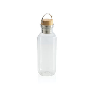 GRS RPET Bottle With Bamboo Lid And Handle