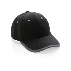 Impact AWARE™ Brushed Recycled Cotton 6 Panel Contrast Cap 280Gr