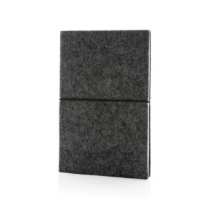 GRS Certified Recycled Felt A5 Softcover Notebook