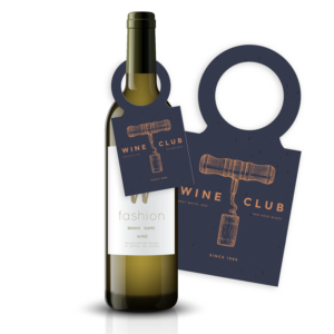 Seeded Paper Wine Bottle Tags