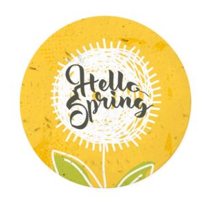 Seeded Paper Medium Coasters - One Sided