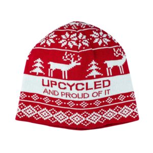 Knitted Upcycled Cotton Classic Beanie