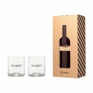 Rebottled Short Tumbler 2 Pack Drinking Glass