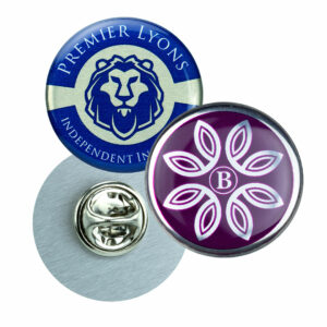 Aluminium Clutch Pin Badge