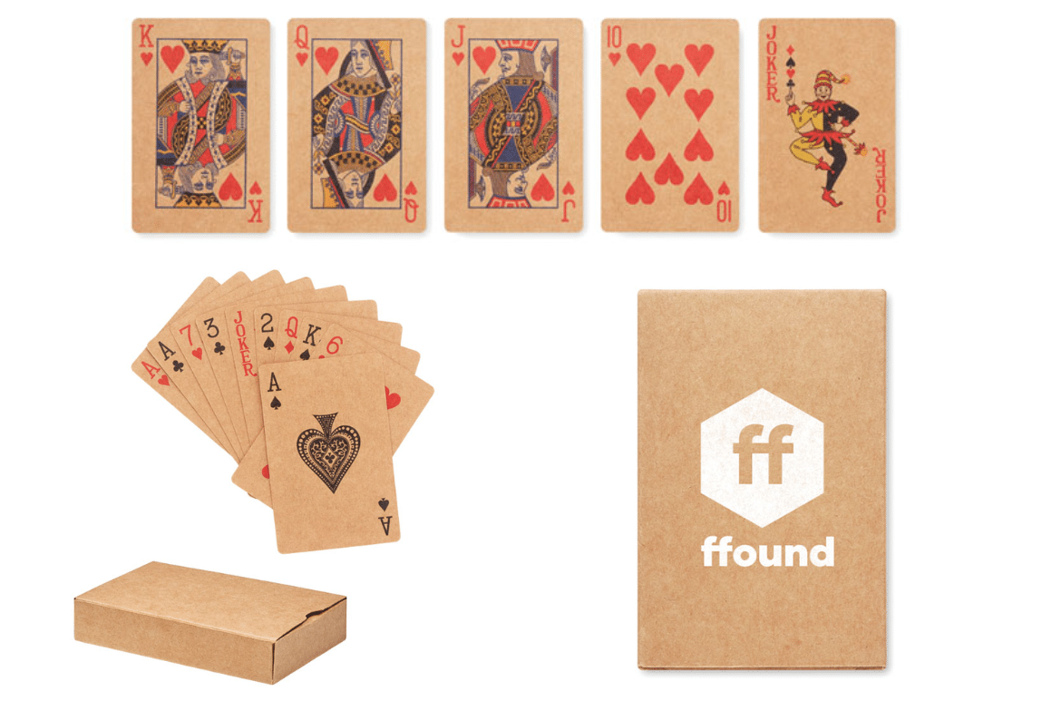 branded playing cards