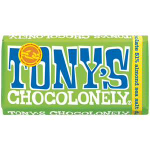 Tony's Chocolonely Dark Almond Sea Salt Chocolate 180g