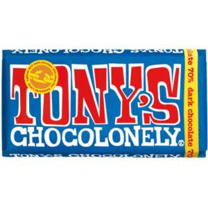 Tony's Chocolonely Extra Dark 70% Chocolate 180g
