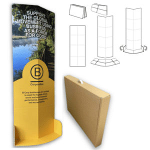 800x2000mm Re-Board® Roller Banner Stand