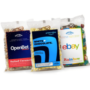 Popcorn Shed Large Bag and Sticker