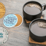 sustainable branded coasters