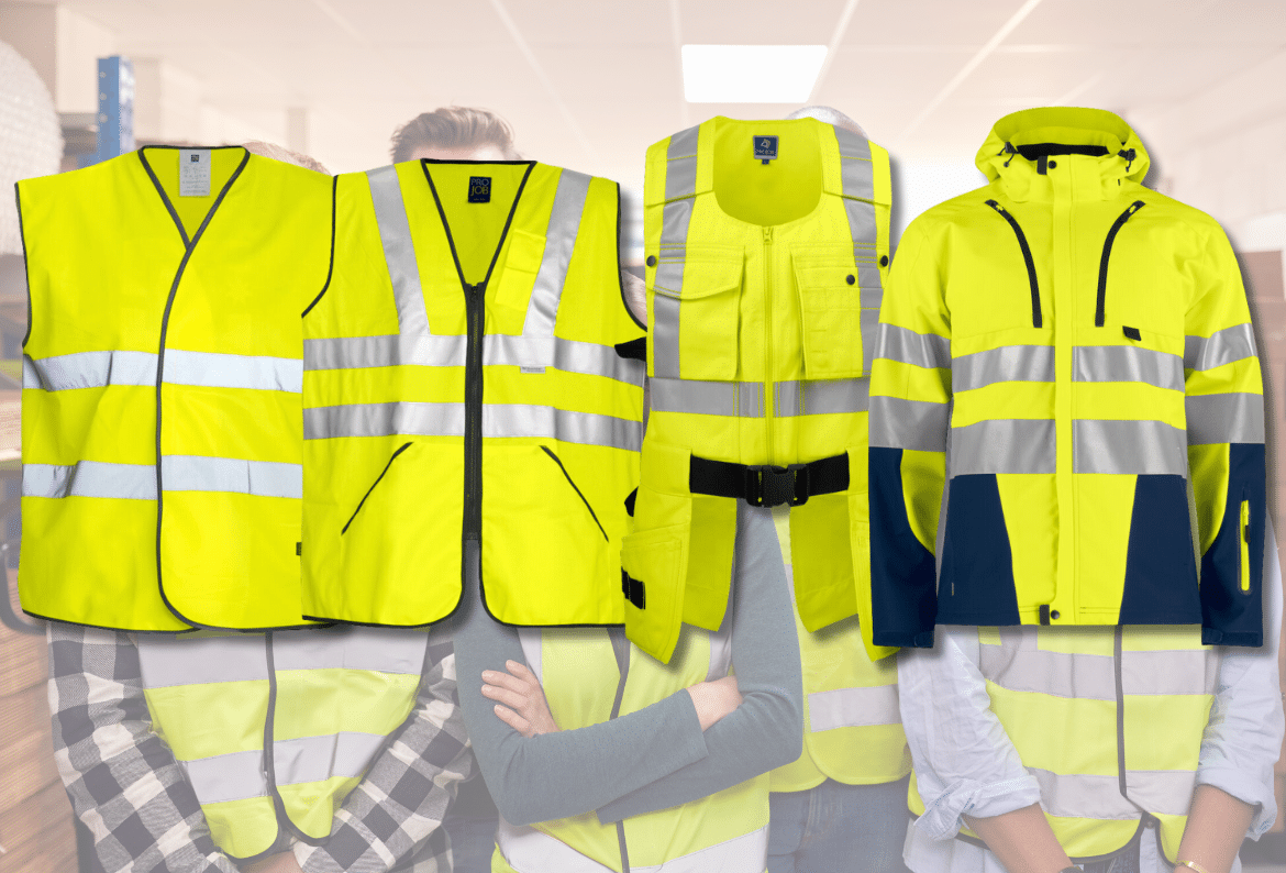 branded hi-vis jackets