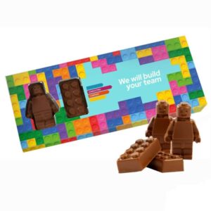 Set of Chocolate Building Blocks & Characters