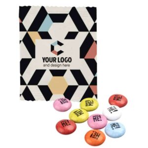 Chocolate Lentils with Print in BrandMe! Sweet Bag