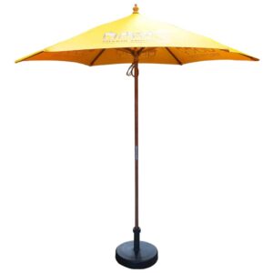2.5m Round Wooden Eco Parasol