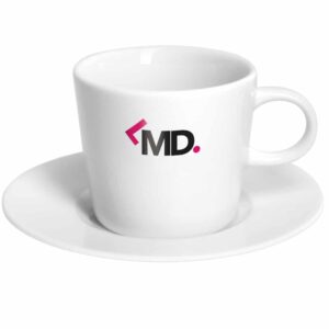 Senator® Fancy Espresso Mug and Saucer Set
