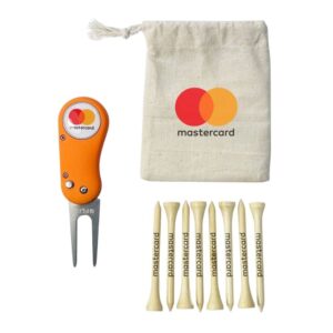Flix Lite Mini Organic Cotton Drawstring Golf Bag Set