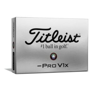 Titleist Pro V1X Left Dash Printed Golf Balls