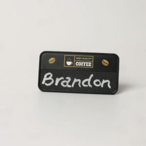 Always Recycled Chalkboard Name Badge - Rectangular Low Window