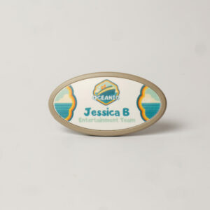 Always Recycled Select Name Badge - Oval