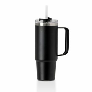 Grande 880ml Recycled Insulated Cup with Straw