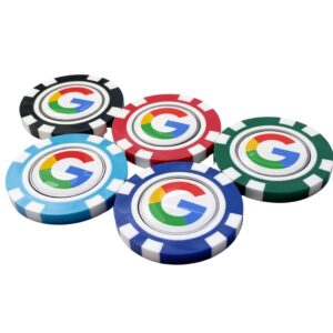 40mm Abs Golf Pokerchip With Removable Golf Ball Marker