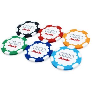 40mm Abs Golf Pokerchip Digital Print To Both Sides
